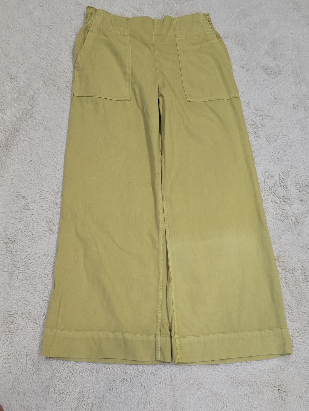 We The Free Wide-Leg Pull-On Pants in Light Olive